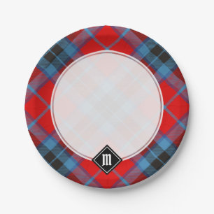 Assiettes En Carton Clan MacTavish Tartan