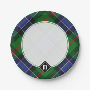 Assiettes En Carton Clan Paterson Tartan