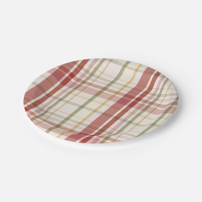Assiettes En Carton Clan Stewart (Angle)