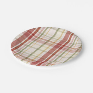 Assiettes En Carton Clan Stewart Tartan