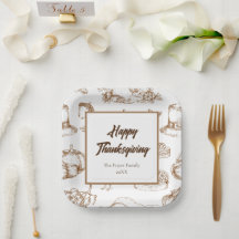 Classique Vintage Thanksgiving Minimaliste Rustiqu