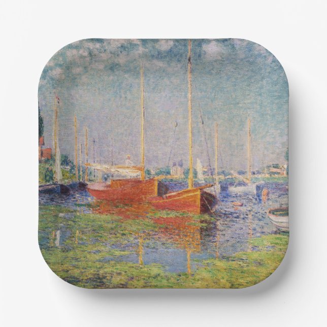 Assiettes En Carton Claude Monet - Argenteuil (Recto)