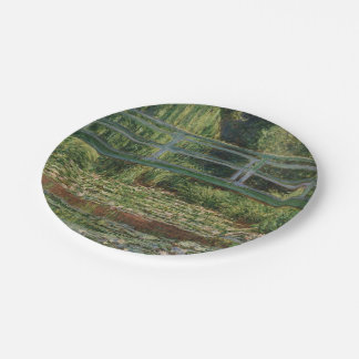 Assiettes En Carton Claude Monet - La passerelle japonaise