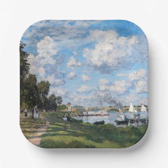 Assiettes En Carton Claude Monet - Le Bassin d'Argenteuil (Recto)