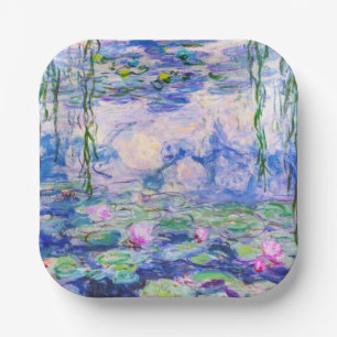 Assiettes En Carton Claude Monet - Nymphéas / Nymphéas 1919