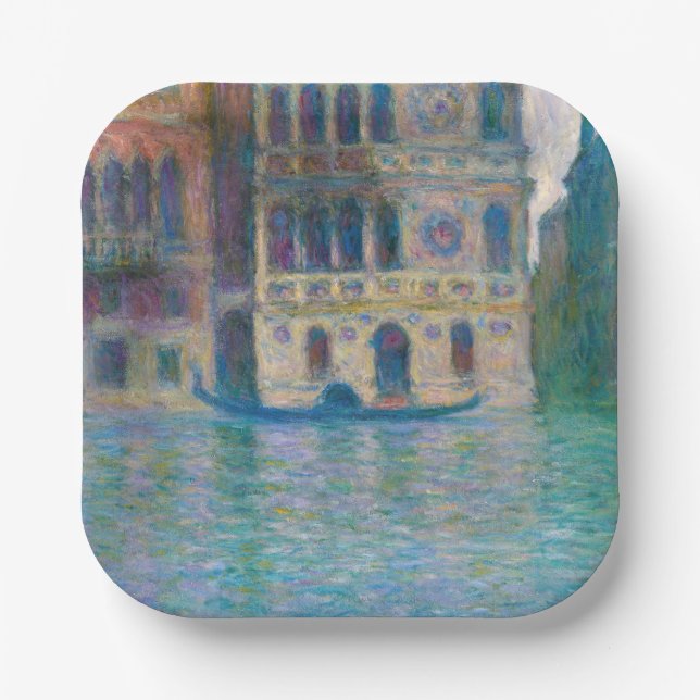 Assiettes En Carton Claude Monet - Palazzo Dario (Recto)