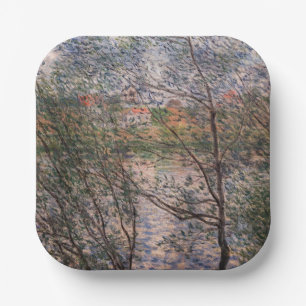 Assiettes En Carton Claude Monet - Printemps à travers les branches