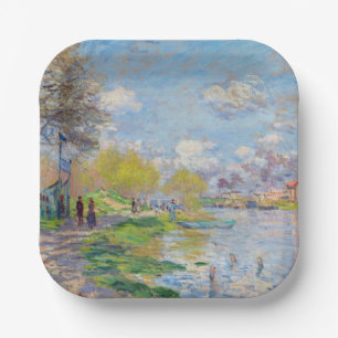Assiettes En Carton Claude Monet - Printemps de la Seine