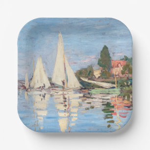 Assiettes En Carton Claude Monet - Régates à Argenteuil
