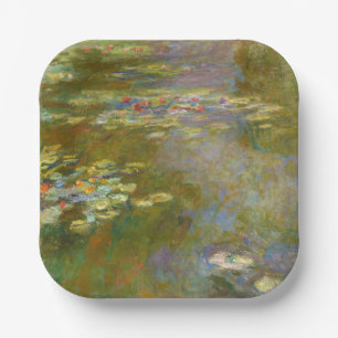 Assiettes En Carton Claude Monet - Water Lily Pond 1917