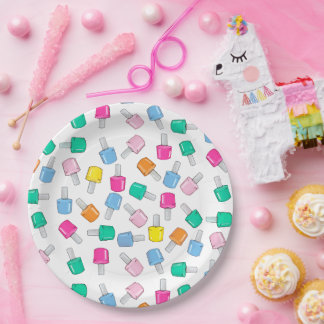 Assiettes En Carton Clou Parti Spa polonais Manucure Beauté Anniversai