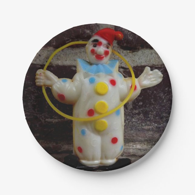 Assiettes En Carton Clown (Devant)