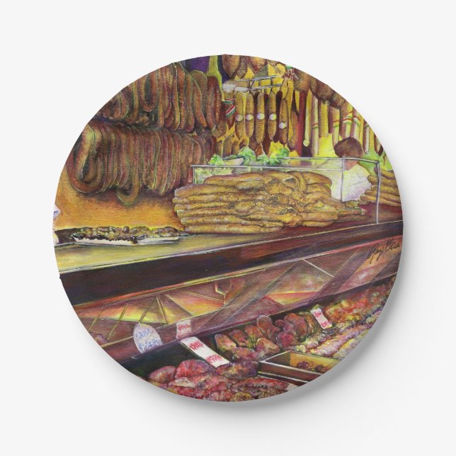 Assiettes En Carton Cochon, Budapest (Devant)