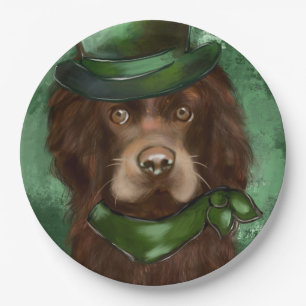 Assiettes En Carton Cocker Spaniel Américain 