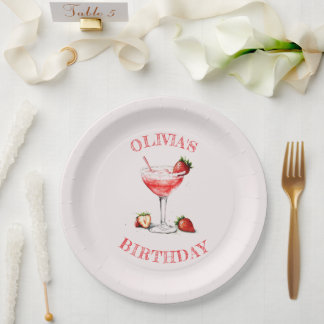 Assiettes En Carton Cocktail personnalisé Plaques de papier de fête d'