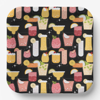 Assiettes En Carton Cocktails