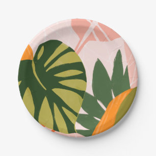Assiettes En Carton Collage Jungle I