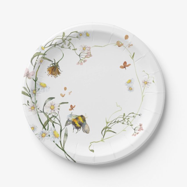 Assiettes En Carton Collection de mi-été (Devant)