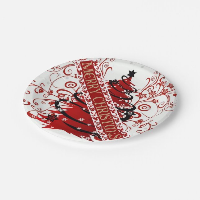 Assiettes En Carton Collection de Noël Suzanne Elizabeth (Angle)