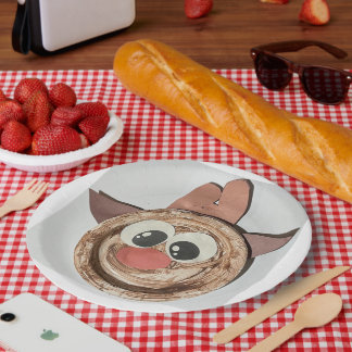 Assiettes En Carton Collection Surianna (Cerfs Joyeux)