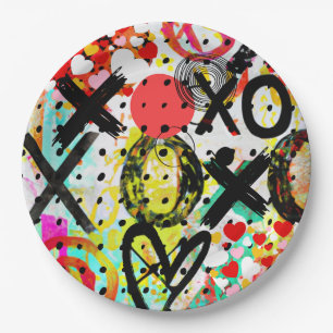 Assiettes En Carton Collection XOXOXOXOXOXOXOXO