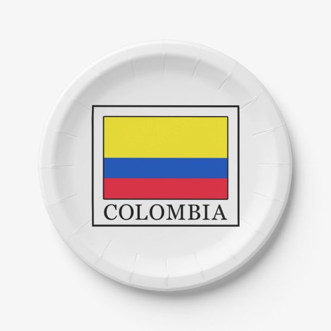 Assiettes En Carton Colombie (Devant)