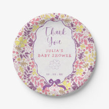 Colorful Doodle Flower Pencil Sketch Baby Shower