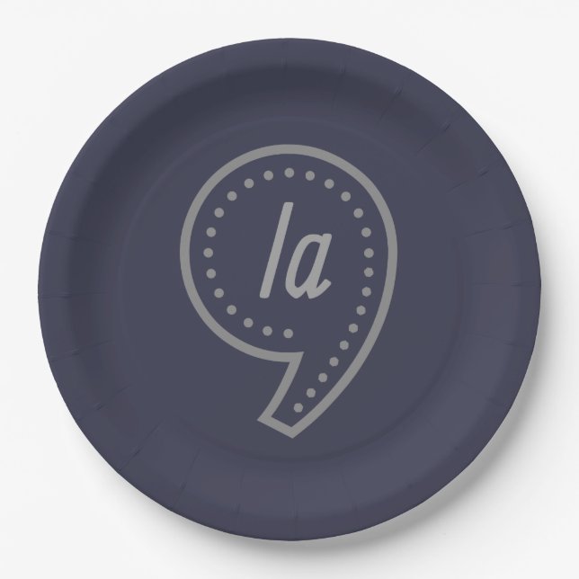 Assiettes En Carton Comma la Kamala Harris (Devant)