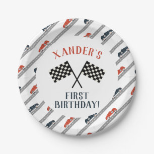 Assiettes En Carton Commencez Vos Moteurs Course Voiture Anniversaire 