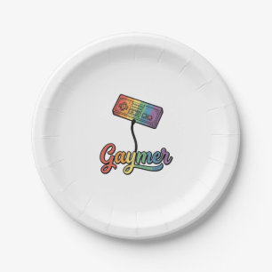 Assiettes En Carton Conception de chemise vectorielle Gaymer Rainbow G
