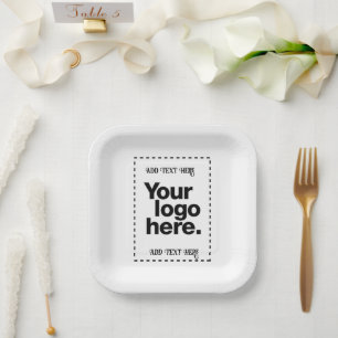 Assiettes En Carton Concevez votre propre