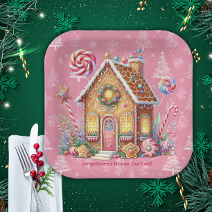 Assiettes En Carton Concours de décoration de la maison de pain d'épic