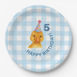 Assiettes En Carton Condukling personnalisable 5e Anniversaire de fête