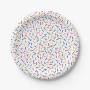 Assiettes En Carton Confetti Dazzle (Sprinkles)