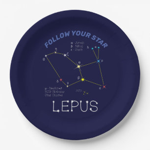 Assiettes En Carton Constellation de l'hémisphère sud