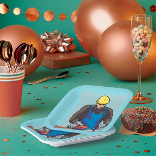 Assiettes En Carton Constructeur de Casquette dur pour ouvrier de cons