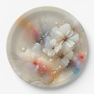 Assiettes En Carton Contemporary Cosmos Abstract Design
