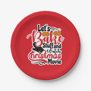 Assiettes En Carton Cookie Baking Christmas Movie