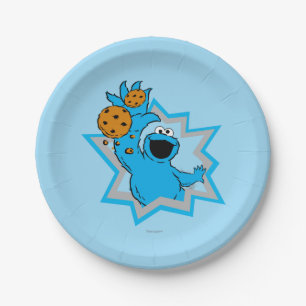 Assiettes En Carton Cookie Monster Extreme