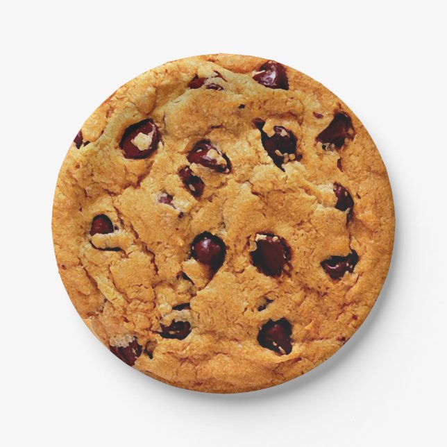 Assiettes En Carton Cookie Tollhouse (Devant)