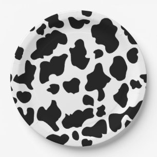 Assiettes En Carton Copie de vache