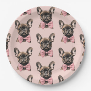 Assiettes En Carton Coquette Frenchie
