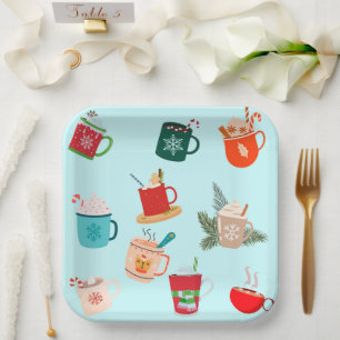 Assiettes En Carton Cosy chocolat chaud hiver chocolat festif cacao