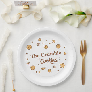 Assiettes En Carton Cosy Cookie Delties