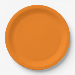 Assiettes En Carton Couleur Orange