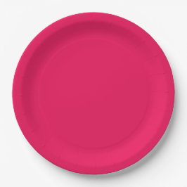 Assiettes En Carton Couleur Rose