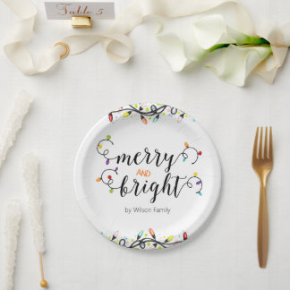 Assiettes En Carton Couleurs vives Joyeux et Lumineux pour la fête de