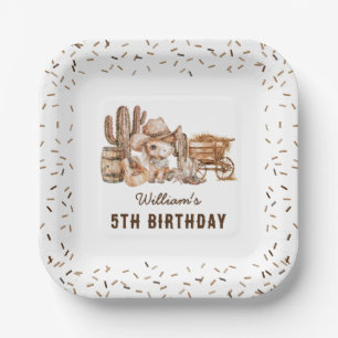 Assiettes En Carton Country Cowboy Anniversaire de enfant Party