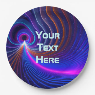 Assiettes En Carton Courbure De L'Espace