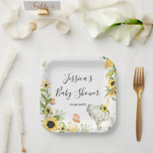 Couronne de tournesol Éléphant Baby Shower